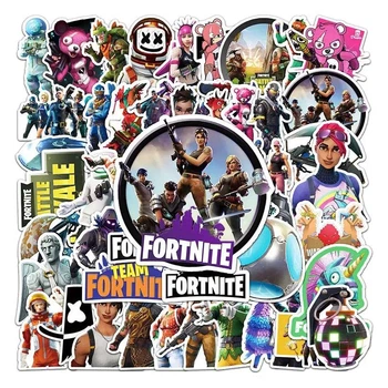 Набор виниловых наклеек стикеров LTC Стикерпак Fortnite 50 шт. (TZ-BLZY-408)