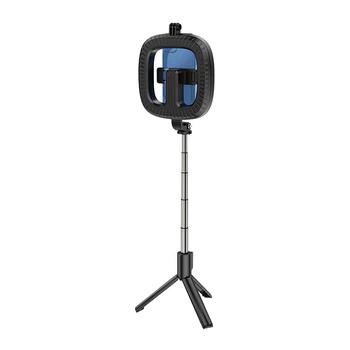 Тримач з кільцевим освітленням HOCO Showfull fill light live broadcast holder Lv03 Plus |BT4.1, 0.95m, LED 9Level| black