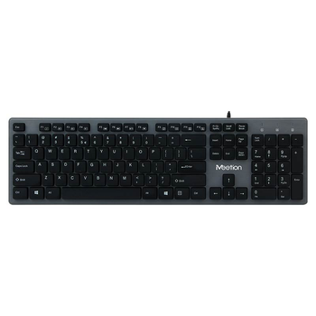 Клавіатура Meetion USB Standard CHOCOlate Ultrathin Keyboard K841 |Ukr/RU/EN розкладки|