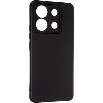 Чехол Fiji Full Soft Premium для Xiaomi Redmi Note 13 противоударный бампер с микрофиброй Black