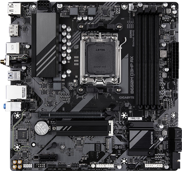 Материнська плата Gigabyte B650M D3HP AX (sAM5, AMD B650, PCI-Ex16)