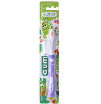 Зубная щетка GUM Kids Monster (2+) Фиолетовая