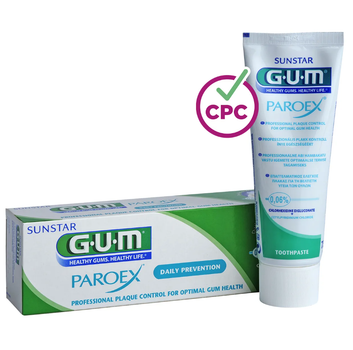 Зубная паста GUM PAROEX 0,06% 75 мл