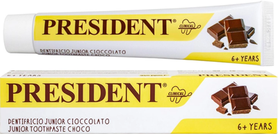 Детская зубная паста President Junior Choco 6+ 50 мл