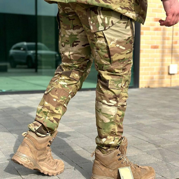 Мужские влагозащищенные брюки с карманами мультикам размер 3XL