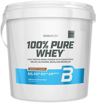Protein Biotech 100% Pure Whey 4000 g Orzech laskowy (5999076237968)