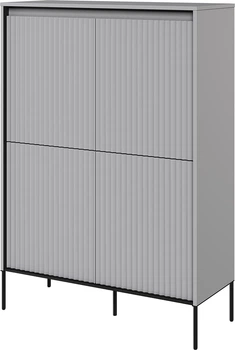 Буфет Lenart Тренд 980х1400х400 мм Серый/Черный (41003) (41003-TR-03)