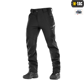 M-Tac брюки Soft Shell Winter Black L