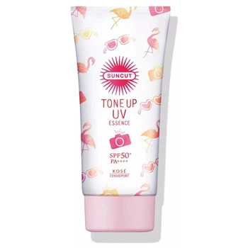 KOSE Suncut SPF50+ эссенция коррекции цвета, розовый фламинго 80 гр