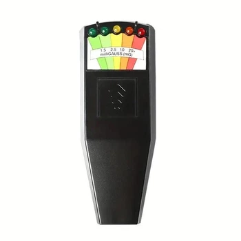 Измеритель электромагнитных полей EMF, тестер излучений, черный (80211047)