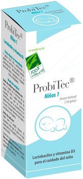 Probiotyk Probitec 100% Natura Ninos 1 7.5 ml (8437008750057)