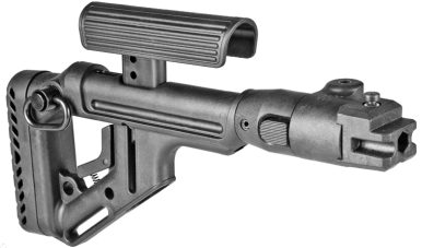 Приклад складной FAB UAS для AK 47, полимер, черный