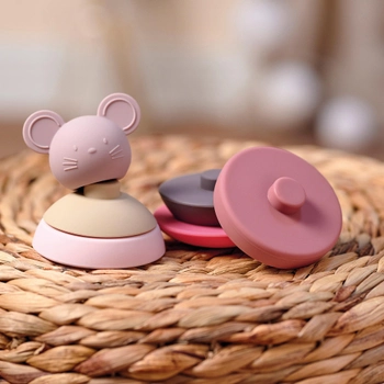 Розвиваюча іграшка Nattou Roly-poly Рожева мишка (5414673875356)