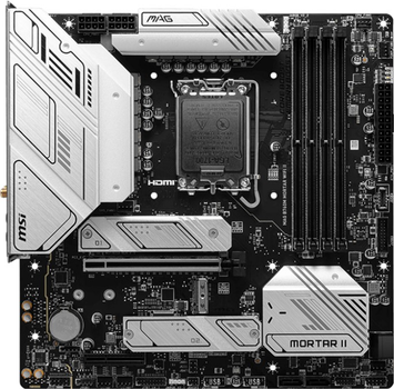 Материнская плата MSI MAG B760M MORTAR WIFI II (s1700, Intel B760, PCI-Ex16)