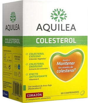 Дієтична добавка Aquilea Cholesterol 60 таблеток (8470001996817)