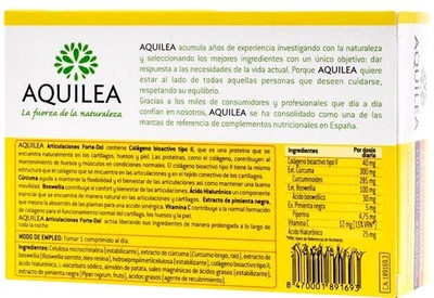 Suplement diety Aquilea Articulations Forte-Dol 30 tabs (8470001891693)