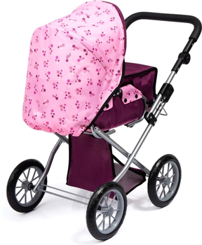 Wózek głęboki dla lalki Bayer City Star 72.5 cm Pink (4003336136715)