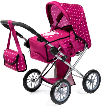 Wózek dla lalki Bayer City Star 70 cm Pink (4003336136678)