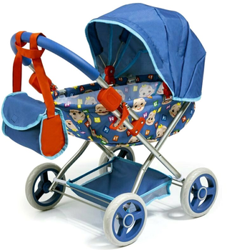 Wózek dla lalki Bayer Cosy 63 cm Blue/Red (4003336127119)