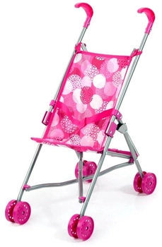Прогулянкова коляска для ляльки Bayer Buggy Dolls 55 см Pink (4003336305418)