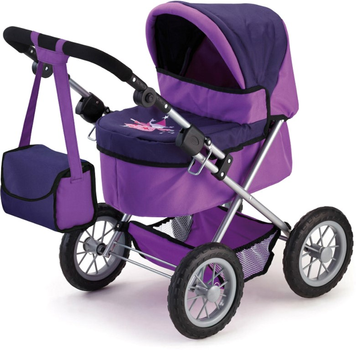 Wózek głęboki dla lalki Bayer Trendy 68 cm Purple (4003336131123)