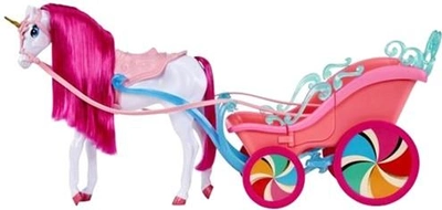 Zestaw do gry MGA Entertainment Dream Ella Candy Carriage Karoca i jednorożec 51 cm Pink (35051583318)
