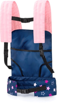 Nosidełko dla lalki Bayer 32.5 cm Blue/Pink (4003336622164)