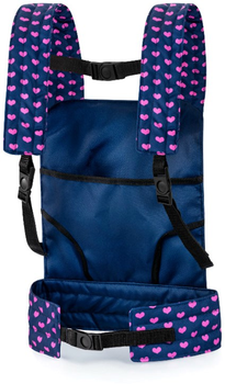 Nosidełko dla lalki Bayer Deluxe 46 cm Blue/Pink (4003336415506)