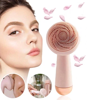 Силіконова щітка масажер для обличчя Touch Cleanse