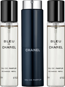 Zestaw męski Chanel Woda perfumowana Chanel Bleu de Chanel 20 ml + Wymienny wkład 2 x 20 ml (3145891073003)
