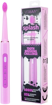 Електрична зубна щітка Vitammy Splash Purply (5901793643571)