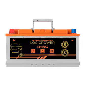 Автомобильный аккумулятор литиевый LP LiFePO4 12V - 100 Ah (+ слева) BMS 1200А