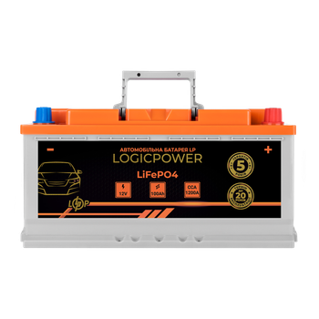 Автомобильный аккумулятор литиевый LP LiFePO4 12V - 100 Ah (+ справа) BMS 1200А