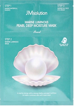 Трехшаговая увлажняющая маска с жемчугом JMsolution Marine Luminous Pearl Deep Moisture Mask Трехшаговая увлажняющая маска с жемчугом JMsolution Marine Luminous Pearl Deep Moisture Mask (853300-0-2)