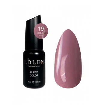 Гель-лак Edlen Color 9 мл 19, лавандовое кофе
