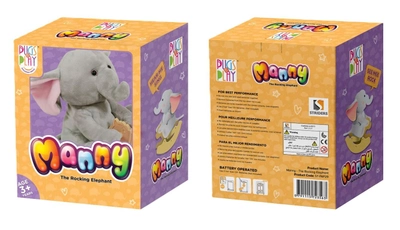 Zabawka interaktywna Pugs At Play Słoń Manny (791115723563)