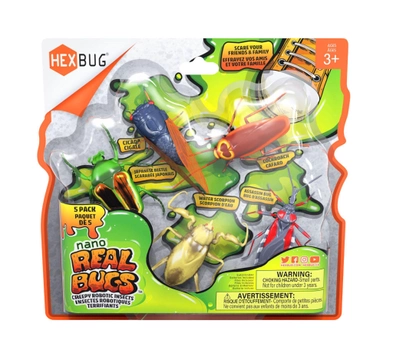 Zabawka interaktywna Hexbug Nano Real Bugs 5 szt (778988506301)