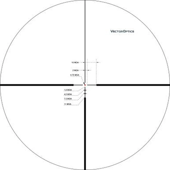 Приціл оптичний Vector Optics Continental 2-12x50 SFP