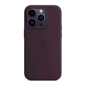 Оригінальний силіконовий чохол для iPhone 15 Pro Max Berry Purple FULL 66342