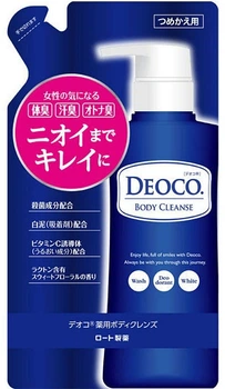 Гель для душу проти вікового запаху - Rohto Deoco Medicinal Body Cleanse Refill (змінний блок) 250ml