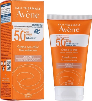 Солнцезащитный крем тональный для сухой и чувствительной кожи - Avene Tinted Creme SPF50+ 50ml (50ml) (1157023-1544009-2)
