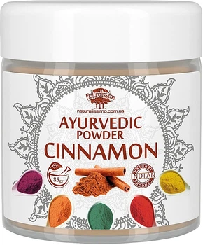 Аюрведическая пудра "Корица" - Naturalissimo Ayurvedic Powder Cinnamon 85g (1127425-1503989-2)