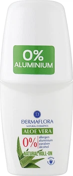 Кульковий дезодорант "Алое віра" - Dermaflora Natural Roll-on Aloe Vera 50ml (50ml) (1019134-1350192-2)