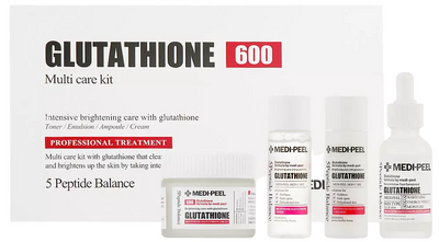 Zestaw do twarzy Medi-Peel Glutathione Multi Care Kit toner 30 ml + emulsja 30 ml + serum 30 ml + krem 50 g (8809409347233)