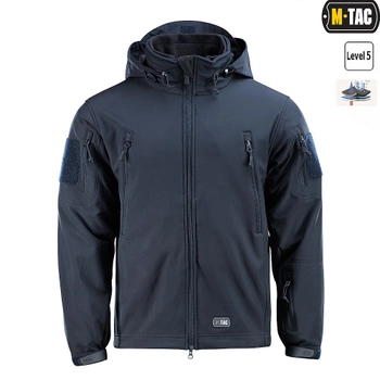M-Tac куртка Soft Shell з підстібкою Dark Navy Blue M