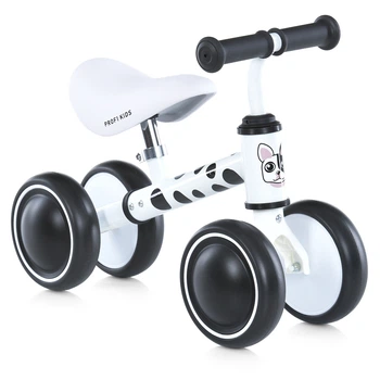 Детский беговел велобег PROFI KIDS MBB 1017-4D Черно-белый