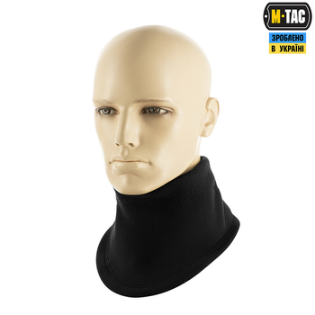 M-Tac шарф-труба анатомічний з затяжкою Elite фліс (320г/м2) Black S/M