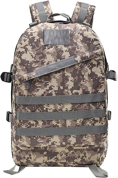 Тактический модульный рюкзак на 30л с системой Molle в камуфляже НАТО ACU cерый пиксель