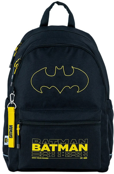 Рюкзак подростковый Kite Education teens DC Comics Batman 42x29x18 см Черный (DC24-2575M LED) 