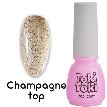 Топ без липкого слоя Toki Toki Champagne Top, 5 мл